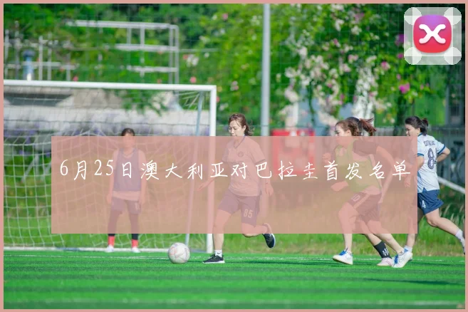 6月25日澳大利亚对巴拉圭首发名单